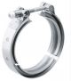 Abraçadeira 100% Inox tipo V-Band / V-Clamp de 3