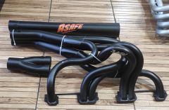 Coletor Escape "ARANHA" 6x2x1 em CARBONO - Opala