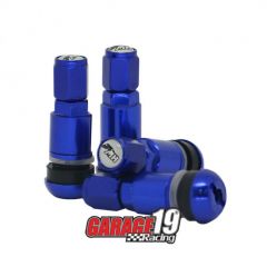 Válvula para roda esportiva em alumínio (pneu) - Azul - MetalHorse